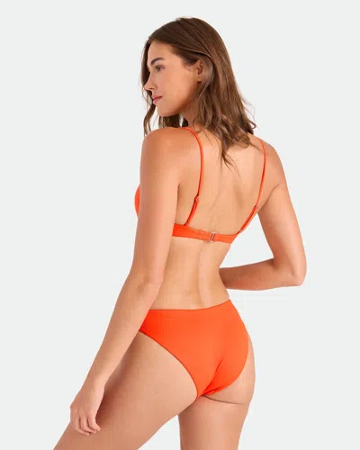 Volcom Women's Simply Seamless Hipster Full Bikini Bottom In Black
