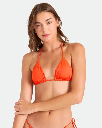 Volcom Women's Simply Seamless Triangle In Orange