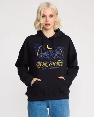 Volcom Women's Stone Art Up Hoodie In Black