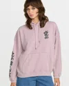 Volcom Women's Stone Art Up Hoodie In Purple