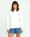 Volcom Women's Stone Art Up Hoodie In White
