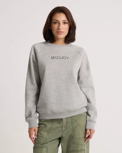 Volcom Women's Stone Magic Bf In Heather Grey