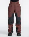 Volcom Women's Stone Mica 20k Pants In Burgundy