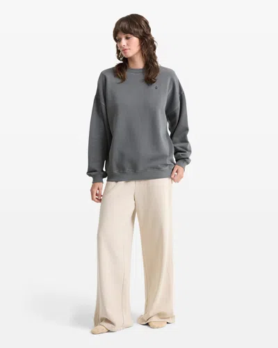 Volcom Women's Stone Soft Crew In Gray