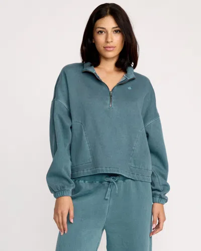 Volcom Women's Stone Soft Quarter Zip Pullover In Multi