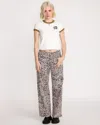 Volcom Women's Stoned Bf Lowrise In Animal Print