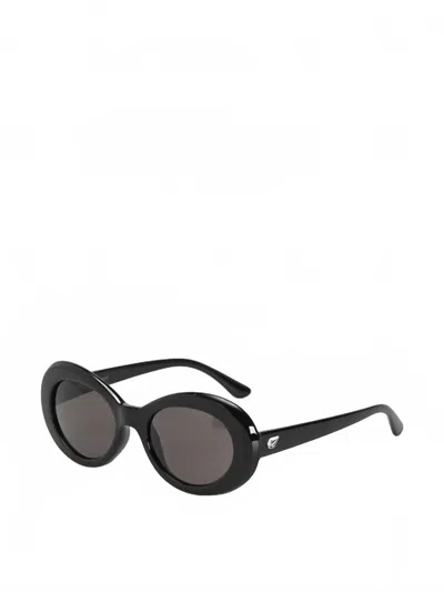 Volcom Women's Stoned Gloss Non Polar Sunglasses In Black With Grey In Multi