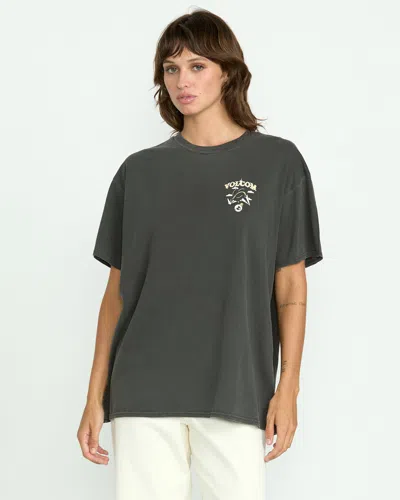 Volcom Women's Stones Throw Tee In Gray