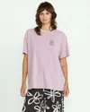 Volcom Women's Stones Throw Tee In Pink
