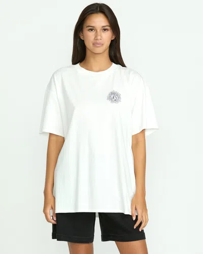 Volcom Women's Stones Throw Tee In White
