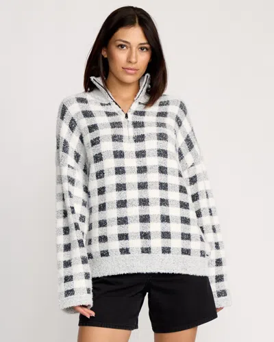 Volcom Women's Sugarstone Shag Sweater In Black