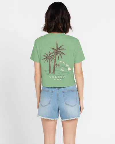 Volcom Women's  Island Pocket Tee In Green