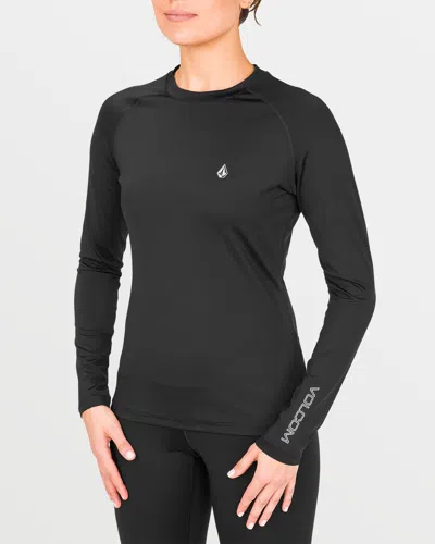 Volcom Women's W V-science Crew In Black