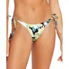 Volcom Womens Floral Print Nylon Swim Bottom Separates In Multi