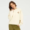 Volcom Womens Juniors Long Sleeve Sweatshirt In Neutral