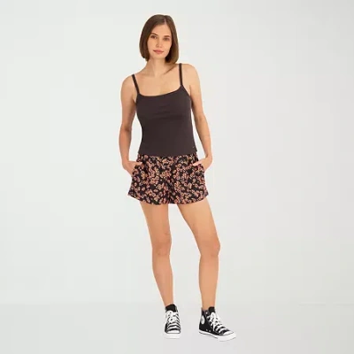 Volcom Womens Juniors Pull-on Short In Black