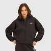 Volcom Womens Long Sleeve Hoodie In Black