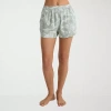 Volcom Womens Mid Rise Juniors Pull-on Short In Blue