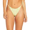 Volcom Womens Reversible Checkered Swim Bottom Separates In Multi
