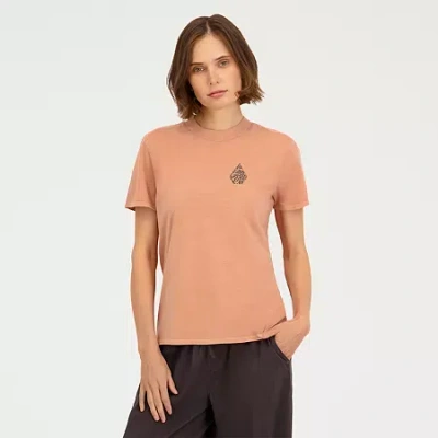 Volcom Womens Short Sleeve Graphic T-shirt In Orange