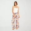 Volcom Womens Wide Leg Pull-on Pant In White