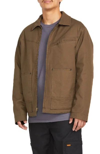 Volcom Workwear Heavy Zip Jacket In Wren