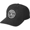Volcom X Snl Collegiate Denim Adjustable Baseball Cap In Black