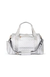 Volée Weekender Bag In Silver
