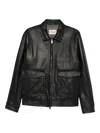 Volfagli Tuscany Leather Jacket In Black