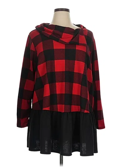 Pre-owned Voll Poncho In Red