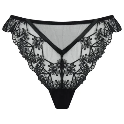 Vollers The Corset Company Limited Women's Black Clara French Knicker