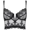 Vollers The Corset Company Limited Women's Black Clara Long Line Bra In Black