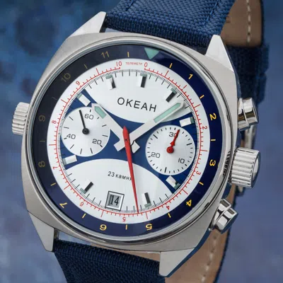 Pre-owned Volmax Okeah Poljot Chronograph 3133 Okean Military Russian Watch Ocean 3133/1981599