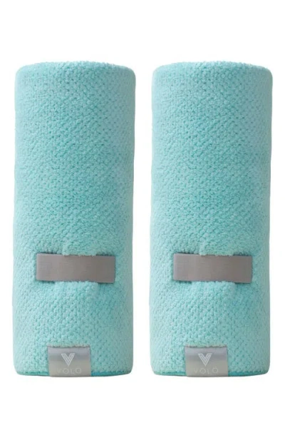 Volo Hero Hair Towel Duo In Blue
