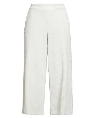 Volpato Woman Pants Ivory Size 6 Polyester, Nylon, Elastane In White