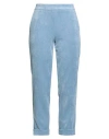 Volpato Woman Pants Sky Blue Size 6 Polyester, Nylon, Elastane