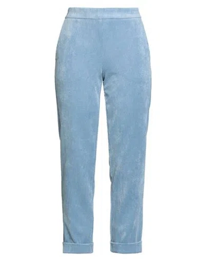 Volpato Woman Pants Sky Blue Size 6 Polyester, Nylon, Elastane