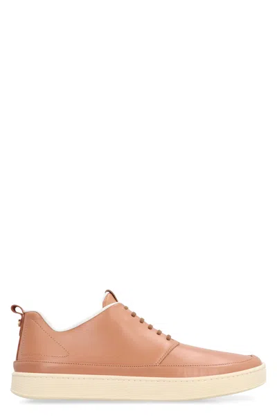 Volta Bosco Hybrid Low-top Sneakers In Brown
