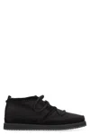 Volta Canvas Mid-top Sneakers In Black