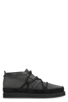 Volta Canvas Mid-top Sneakers In Gray