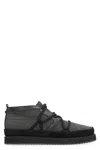 Volta Canvas Mid-top Sneakers In Grey