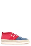 Volta Canvas Mid-top Sneakers In Multicolor