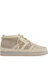 Volta Canvas Mid-top Sneakers In Neutrals