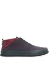 Volta Leather Boots In Purple