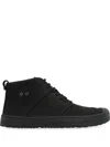 Volta Leather Desert Boots In Black