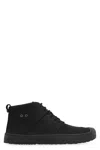 Volta Leather Desert Boots In Black