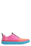 Volta Leather Low-top Sneakers In Multicolor