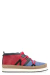 Volta Leather Mid-top Sneakers In Multicolor