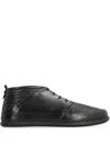 Volta Leather Sneakers In Black