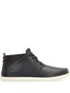 Volta Leather Sneakers In Black